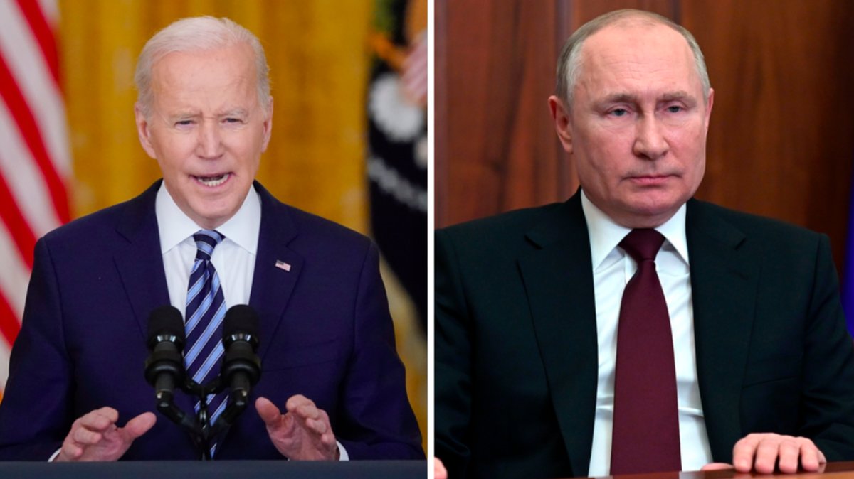 Joe Biden höll under torsdagskvällen ett tal till nationen där han fördömde Rysslands attack mot Ukraina.